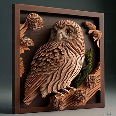 3D model Glaucidium mooreorum (STL)